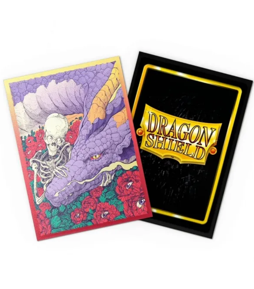 Dragon Shield Standard Size Sleeves 63mm x 88mm Dual Matte Wraith Purple (100 sleeves)