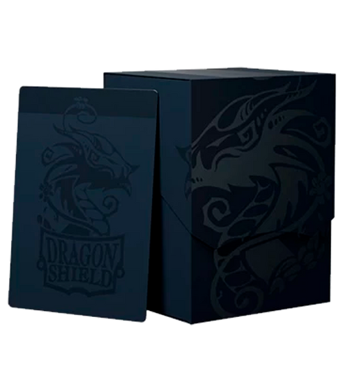 Caja de mazo Midnight Blue Azul Dragon Shield