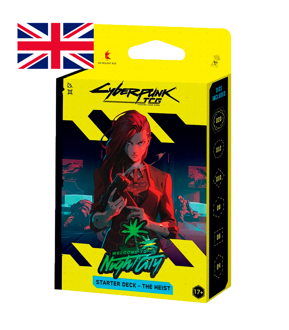 Starter Deck Display The Heist Welcome to Night City Inglés - Cyberpunk TCG