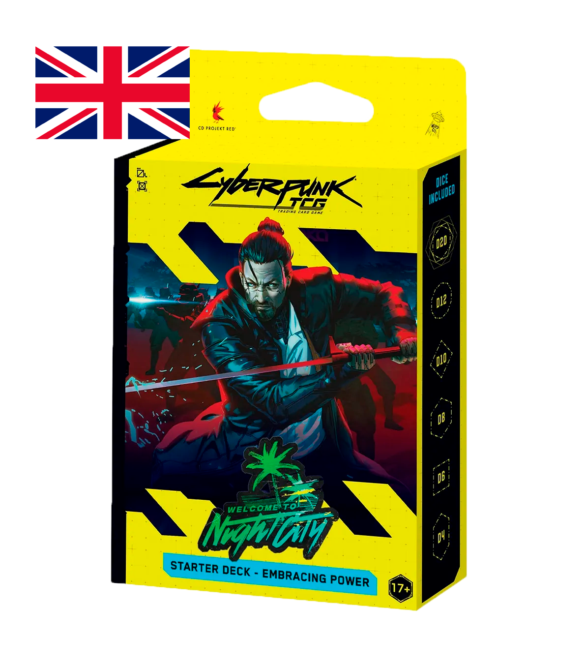 Starter Deck Display Embracing Power Welcome to Night City Inglés - Cyberpunk TCG