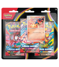 Blister 3 sobres Pokémon Caos Creciente de Charmeleon Español