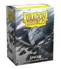 Fundas Standard 63 mm x 88 mm Dual Matte Snow Nirin Blanco (100 fundas) Dragon Shield