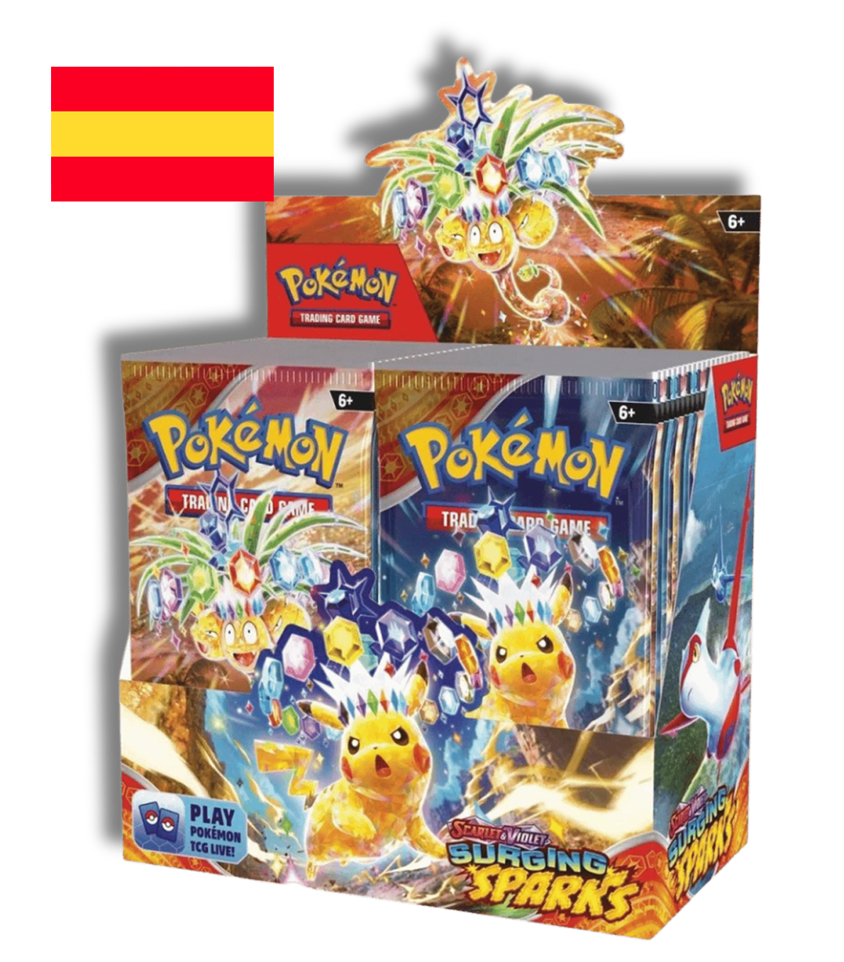 Pokémon Chaos Rising Booster Box Spanish