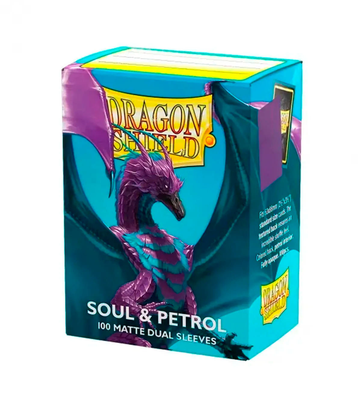 Fundas Standard 63 mm x 88 mm Matte Soul & Petrol (100 fundas) Dragon Shield