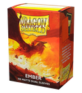 Fundas Standard Matte Orange Ember & Black (100 Unidades) Dragon Shield