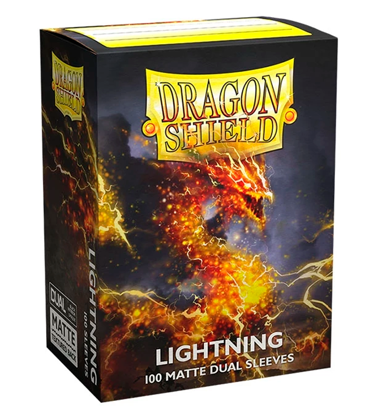 Fundas Standard Dual Matte Lightning Ailia Amarillo (100 fundas) - Dragon Shield
