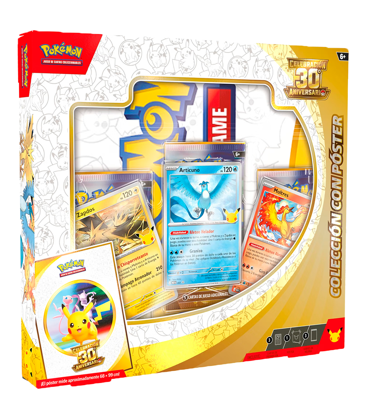 Pokémon Chaos Rising Booster Box Spanish
