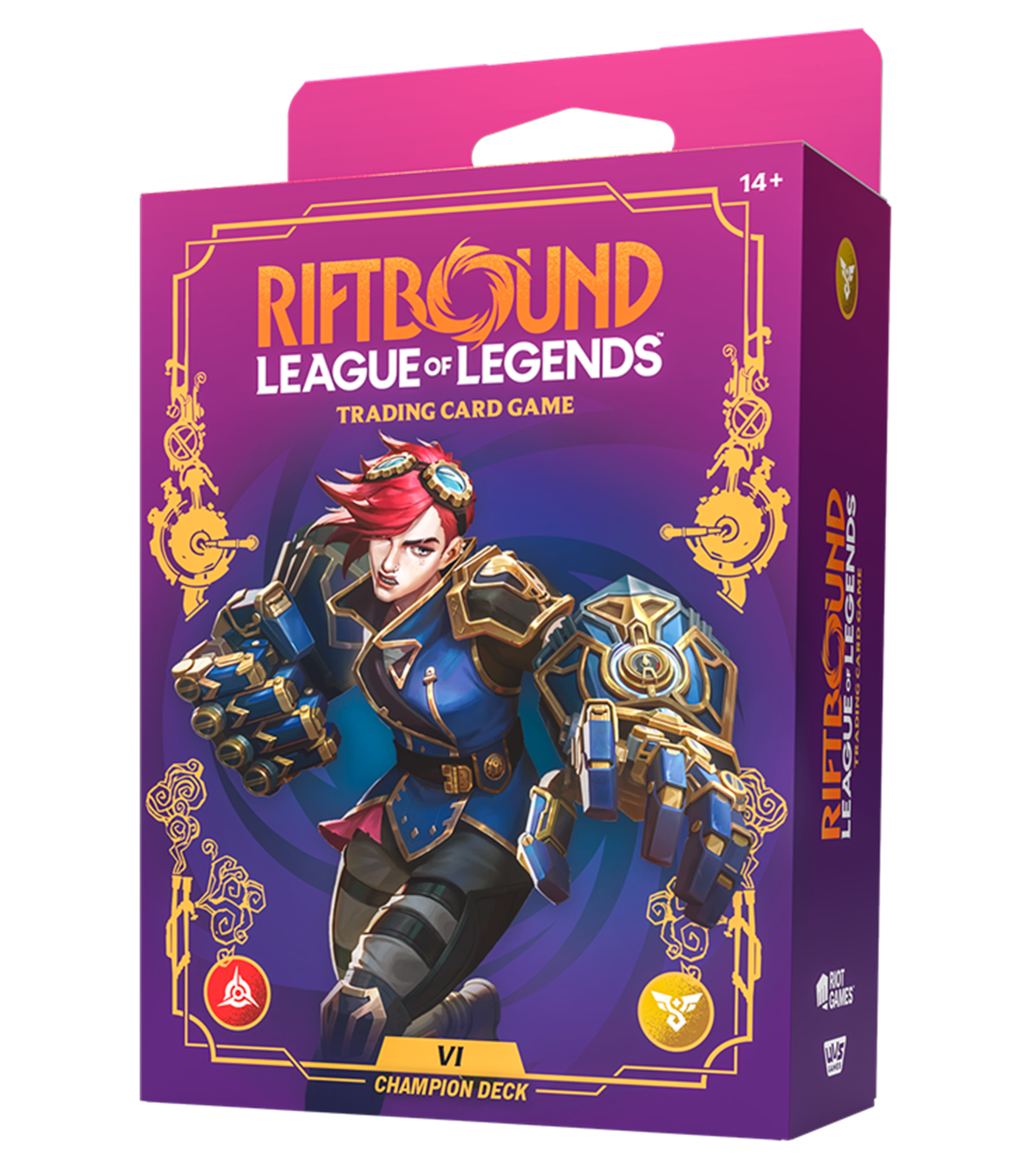 Mazo de campeón de Vi de Riftbound: Unleashed, el juego de cartas de League of Legends