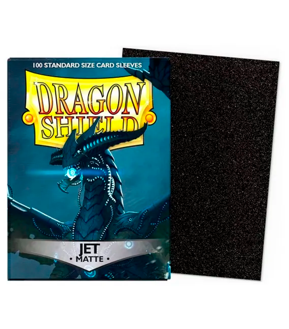 Fundas Standard Matte Negro Jet (100 fundas) Dragon Shield