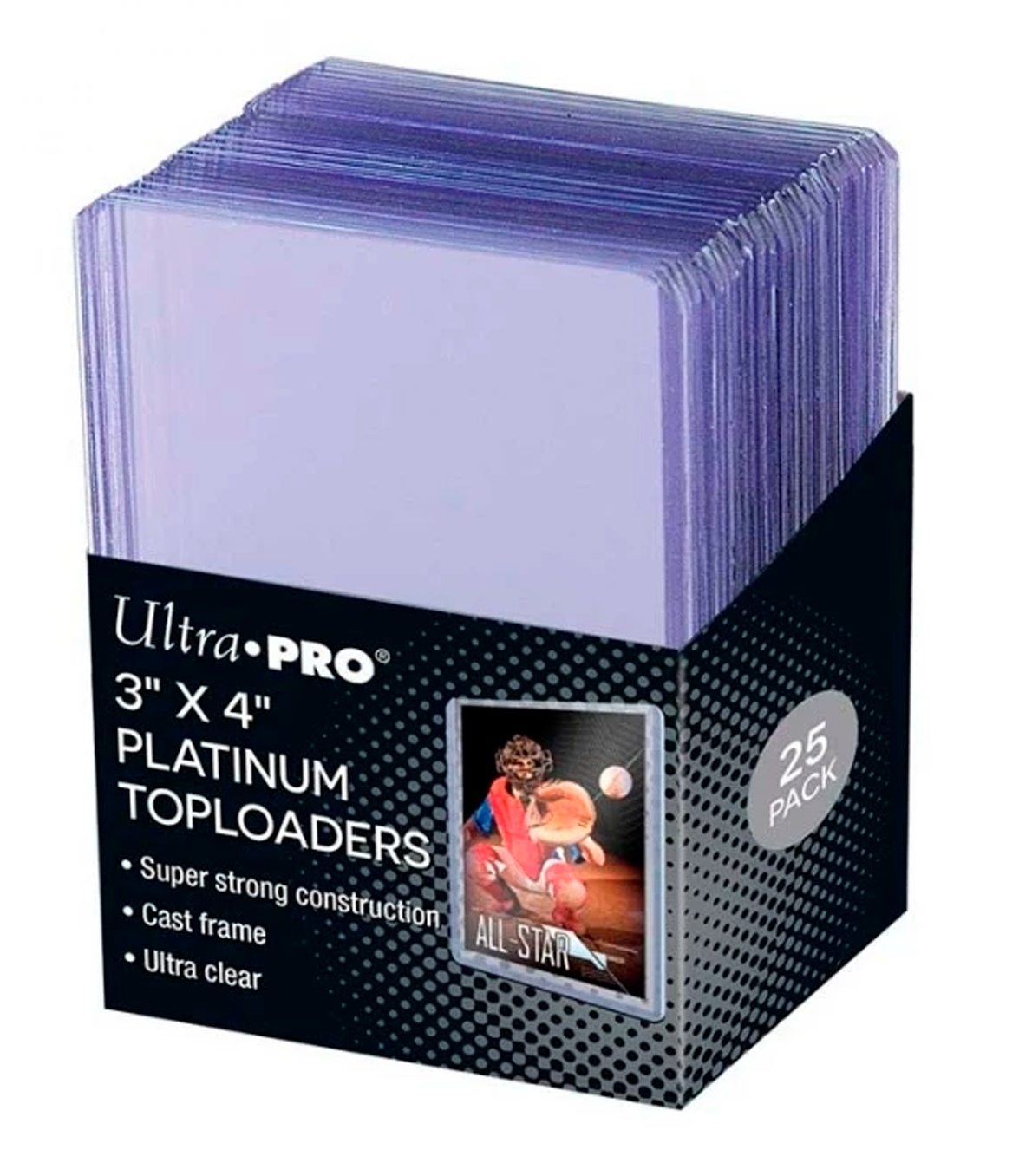 Fundas Standard Ultra Clear Platinum Toploader (25 Unidades) - Ultra Pro