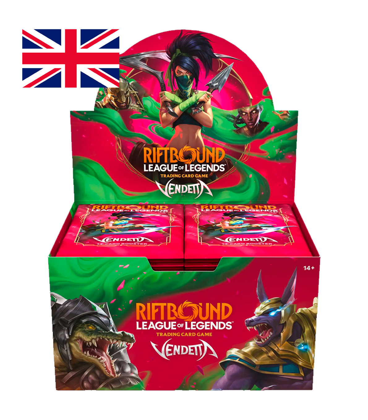 Riftbound: League of Legends TCG – Vendetta Booster Display (24 Sobres) – EN